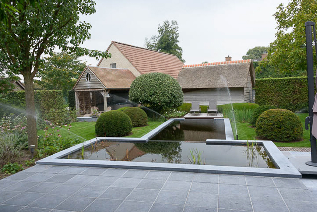 beregenen tuin